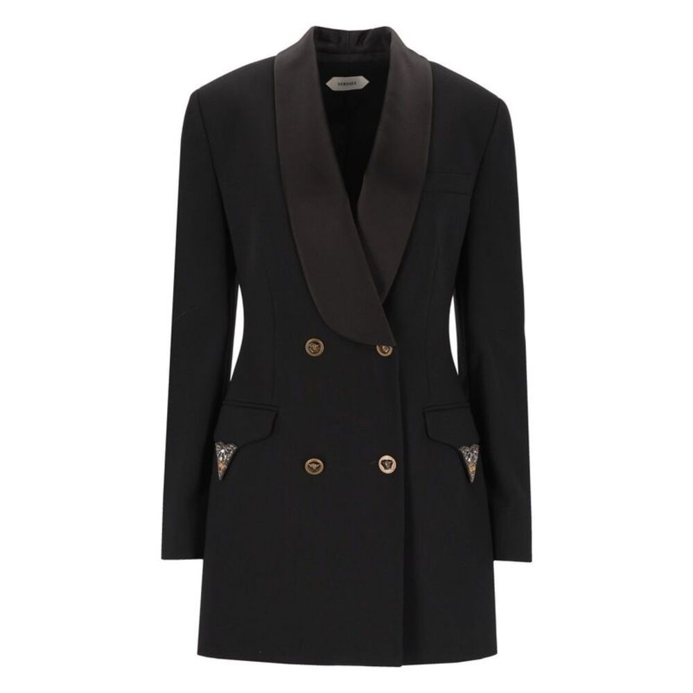 Versace Women Double-Breasted Evening Blazer